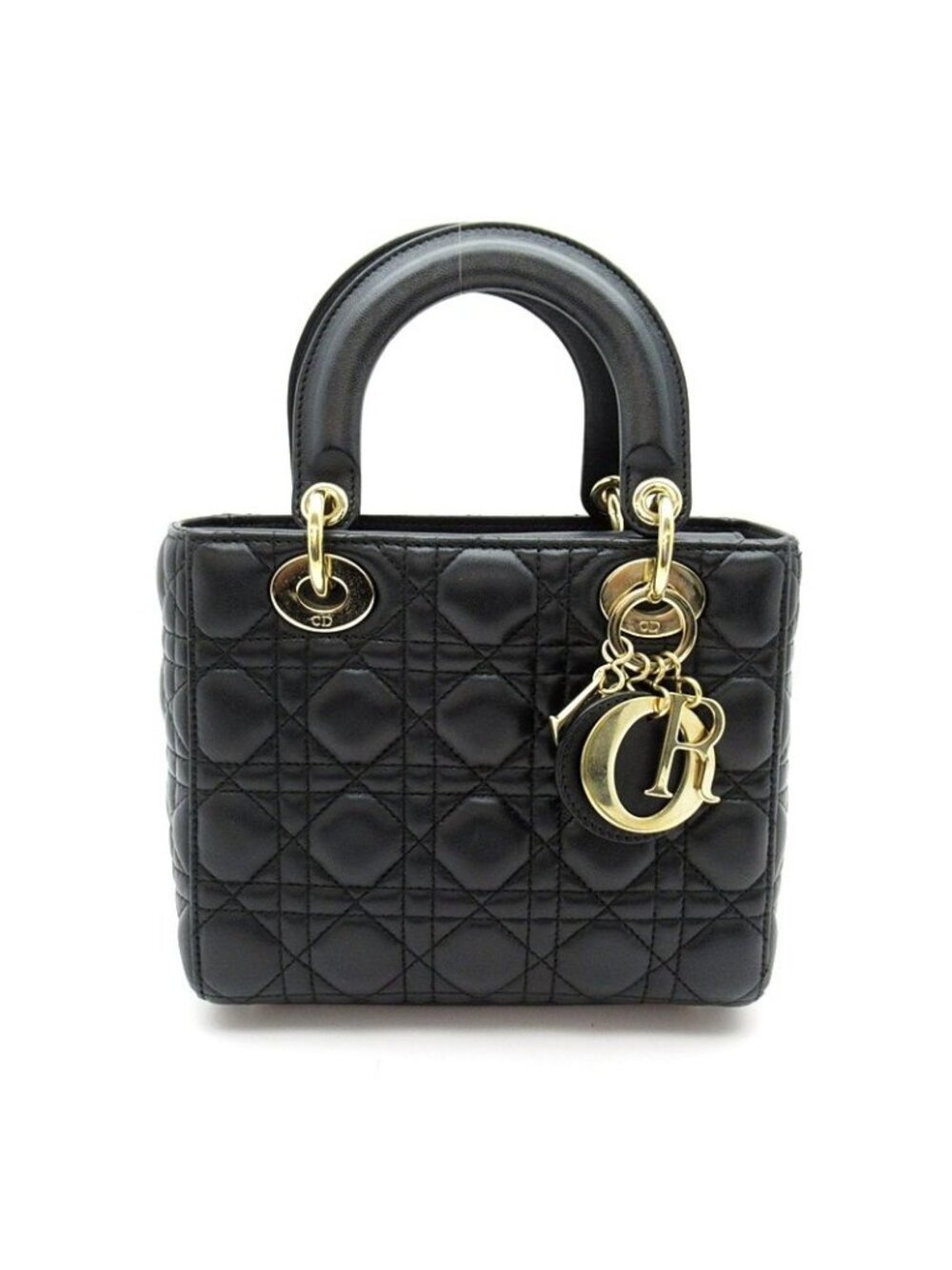 Dior Lady Dior MY ABC Bag Lambskin Handbag Black